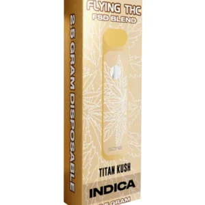 Titan Kush Flying Horse THC FSD Blend Disposable 2.5G